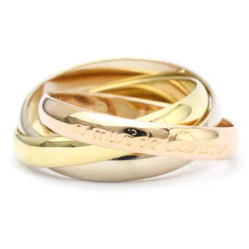 CARTIER Trinity Pink Gold [18K],White Gold [18K],Yellow Gold [18K] Fashion No Stone Band Ring