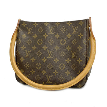 LOUIS VUITTON Shoulder Bag Monogram Looping MM M51146 Brown Ladies