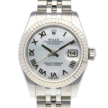 ROLEX Datejust Oyster Perpetual Watch Stainless Steel 179174NR Ladies