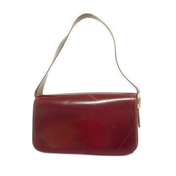 CARTIERAuth  Panthere Handbag Women's Leather Bordeaux