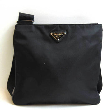 PRADA bag shoulder Nero black diagonal Tesuto