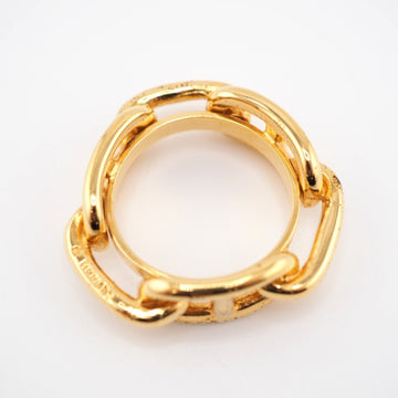 HERMES/ Chaine d'Ancre Scarf Ring Gold Unisex