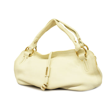 CELINEAuth  Bitter Sweet Women's Leather Handbag White