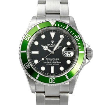 ROLEX Submariner Date 16610LV Black Dial Watch Men's