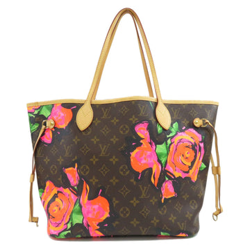 LOUIS VUITTON M48613 Neverfull MM Monogram Rose Tote Bag Canvas Women's