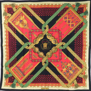 HERMES scarf Carre 90 silk multicolor ladies