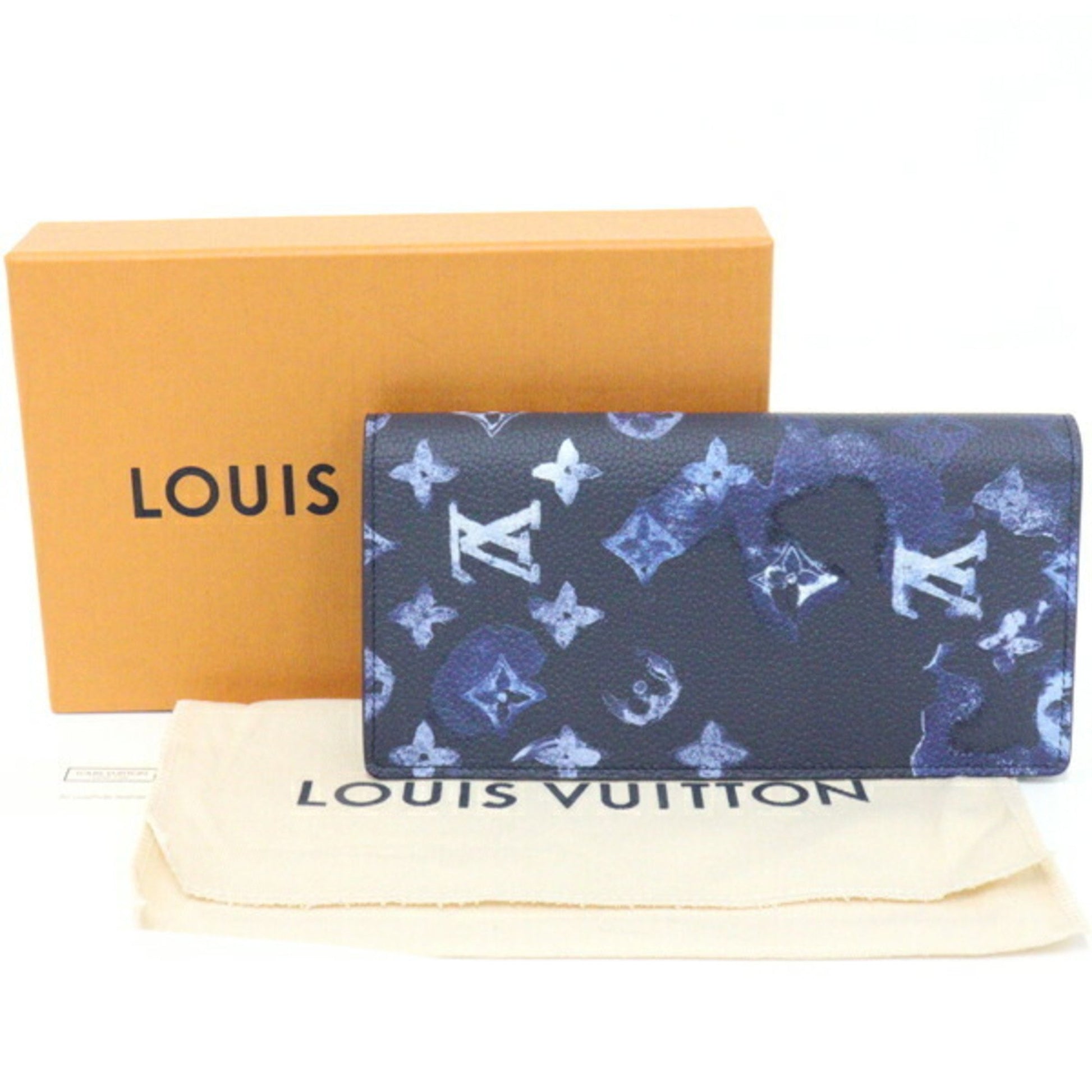 Louis Vuitton Portefeuille Brother Water Color Monogram Long Wallet M8 in  2023