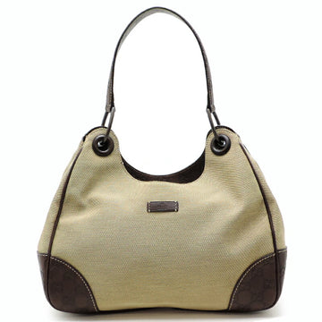 Gucci Shima Women's Shoulder Bag 257265 Canvas Beige