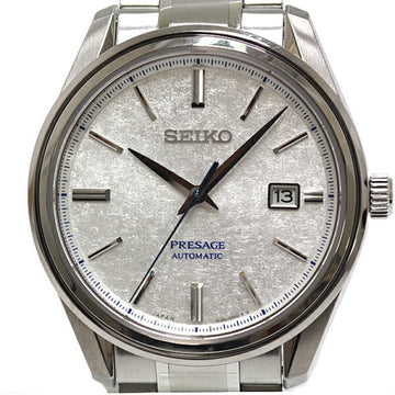 SEIKO Men's Watch Presage Prestige Line 2018 Limited Model SARA015 Silver Dial Automatic Winding