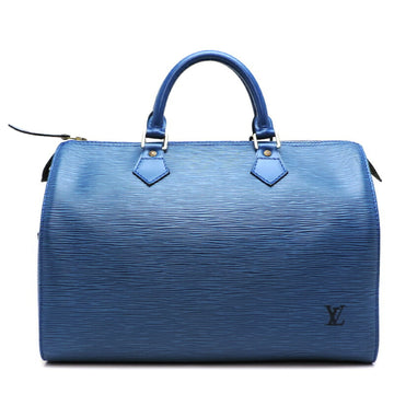 LOUIS VUITTON Speedy 30 Women's Boston Bag M43015 Monogram Toledo Blue