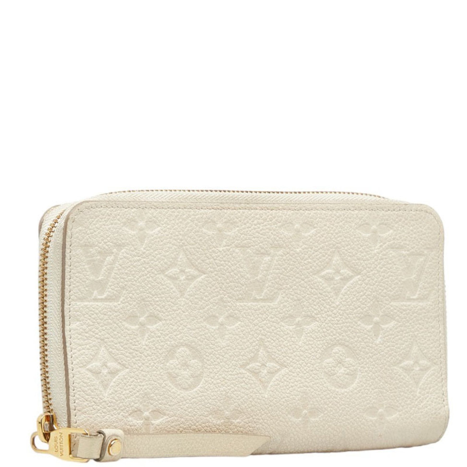 Louis Vuitton Vintage White Zippy Wallet