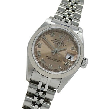 ROLEX Datejust 79174 K watch ladies automatic winding AT stainless steel SS WG silver pink polished