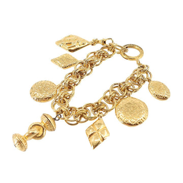 CHANEL Mademoiselle Chain Bracelet Gold Vintage Accessories