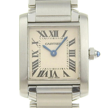 CARTIER Tank Française SM Women's Quartz Battery Watch W51008Q3