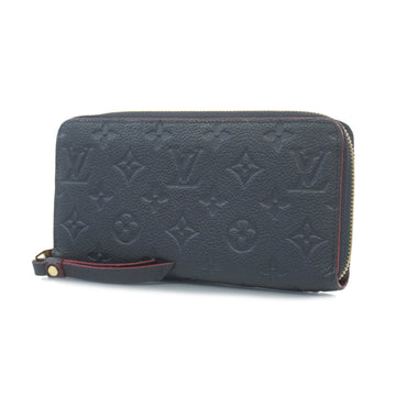 LOUIS VUITTONAuth  Monogram Empreinte Zippy Wallet M62121 Wallet Marine Rouge