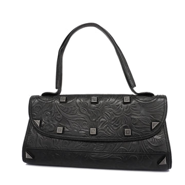 FENDIAuth  Mamma Bucket Women's Leather Handbag Black