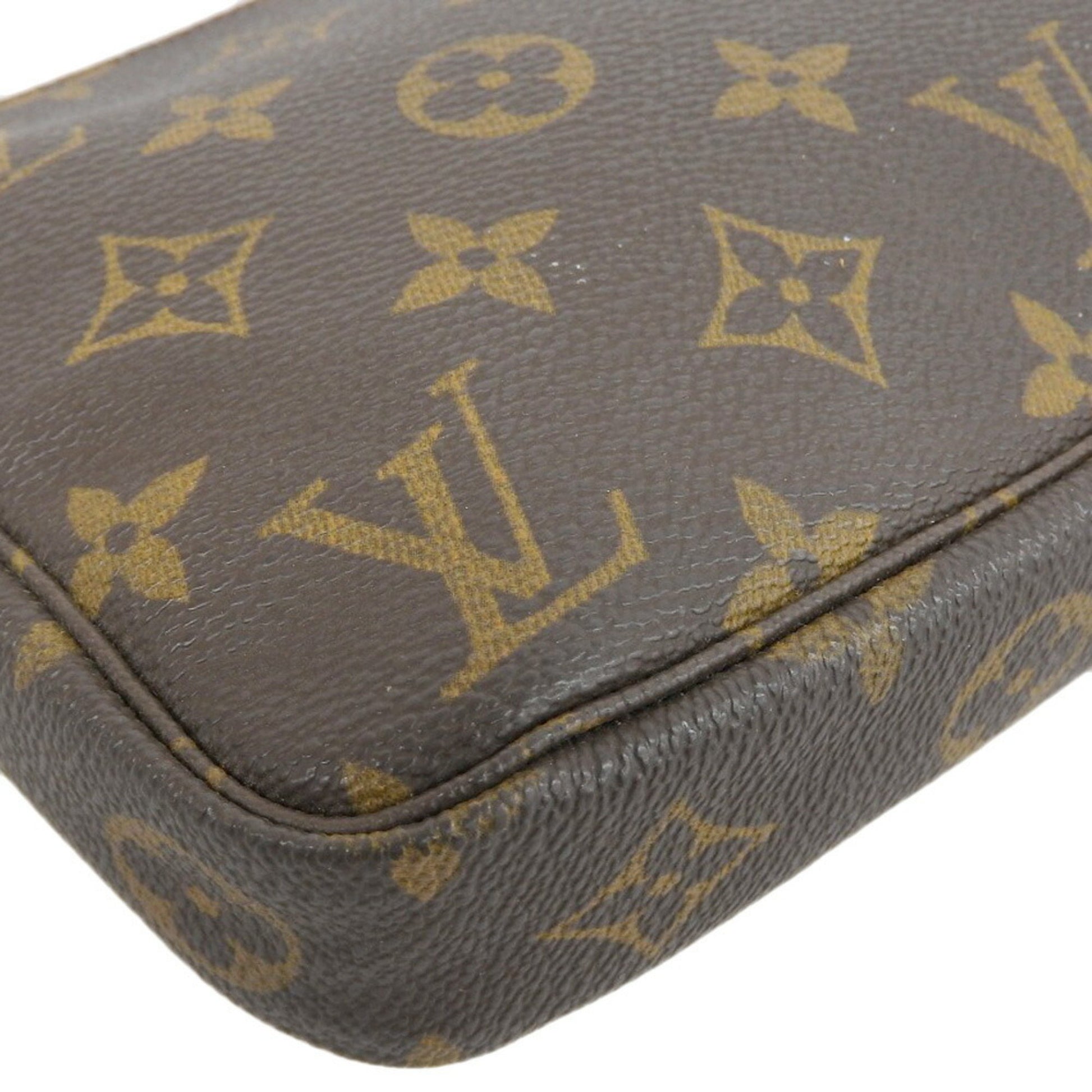 LOUIS VUITTON Monogram Pochette Accessoires Pouch M40712 LV Auth