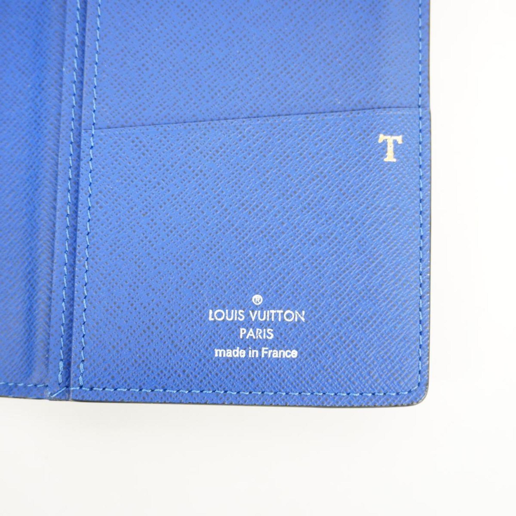 LOUIS VUITTON Long Wallet Taigarama Portefeuille Brother M30297 Cobalt