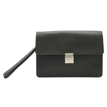 LOUIS VUITTON Taiga Celenga Second Bag Clutch Leather Ardoise Black M30782