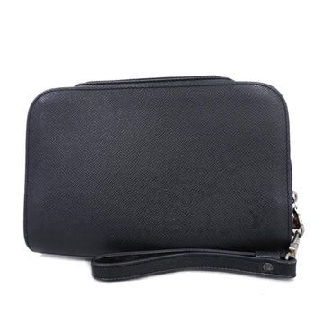 LOUIS VUITTON Clutch Bag Taiga Baikal M30182 Ardoise Men's