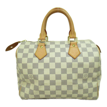 LOUIS VUITTON Speedy 25 Ivory Damier Azur PVC coated canvas N41534