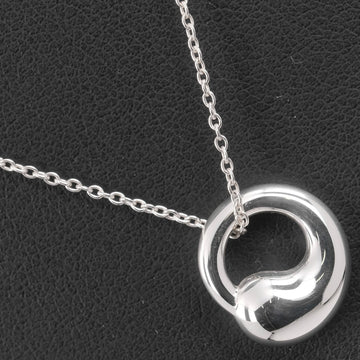 TIFFANY Eternal Circle Necklace Elsa Peretti Silver 925 &Co. Women's