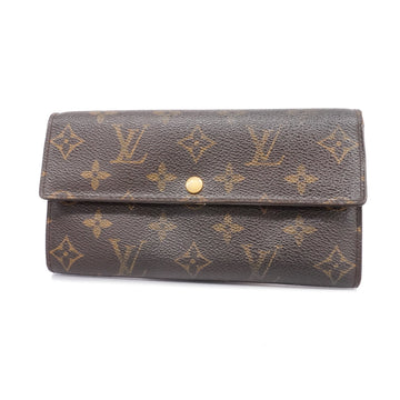 LOUIS VUITTONAuth  Monogram Porto Mone Credit M61725 Men,Women,Long Wallet