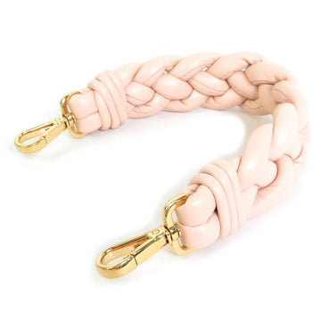 FENDI Handle Strap Mini You Leather Light Pink Beige Gold Women's