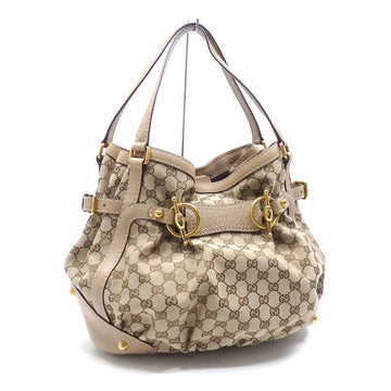 GUCCI GG Canvas 203546 Women's GG Canvas Tote Bag Beige