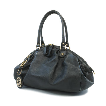 GUCCIAuth  Sukey  Shima 223974 Women's Handbag Black