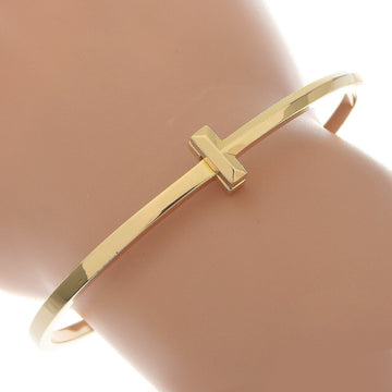 TIFFANY & Co. T one narrow bangle K18PG Au750