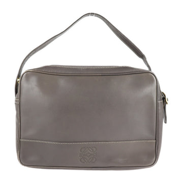 Loewe shoulder bag leather gray
