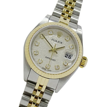 Rolex Datejust 79173 F No. Watch Ladies Computer 10P Diamond Automatic Winding AT Stainless SS YG Polished