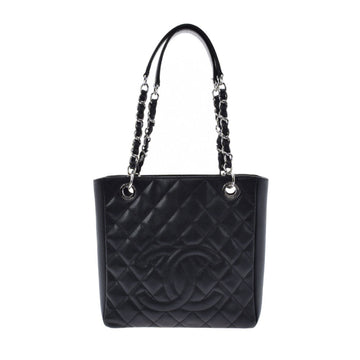 Chanel matelasse PST tote black ladies caviar skin bag