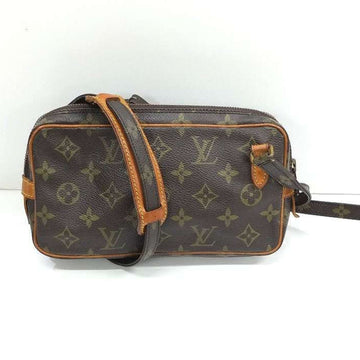 LOUIS VUITTON Pochette Marly Bandouliere M51828  Shoulder Bag Monogram Brown