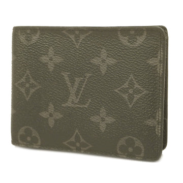 LOUIS VUITTONAuth  Monogram Eclipse Portofeuil Multipuru M61695 Men's Wallet