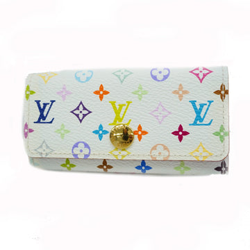 LOUIS VUITTONAuth  Monogram Multicolore Multicles4 M93731 Women's Key Case