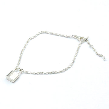 LOUIS VUITTON Lockit Bracelet Q95450 Silver 925 No Stone Charm Bracelet Silver