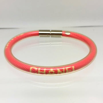 CHANEL bracelet sports line tube logo accessory lady's woman