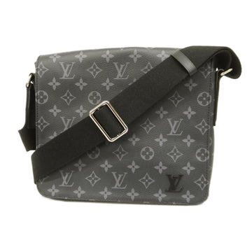 LOUIS VUITTON Shoulder Bag Monogram Eclipse District PM NM M44000 Black Men's