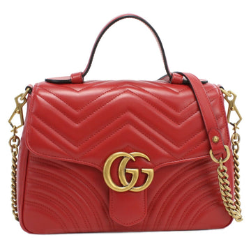 GUCCI 498110 handbag red ladies