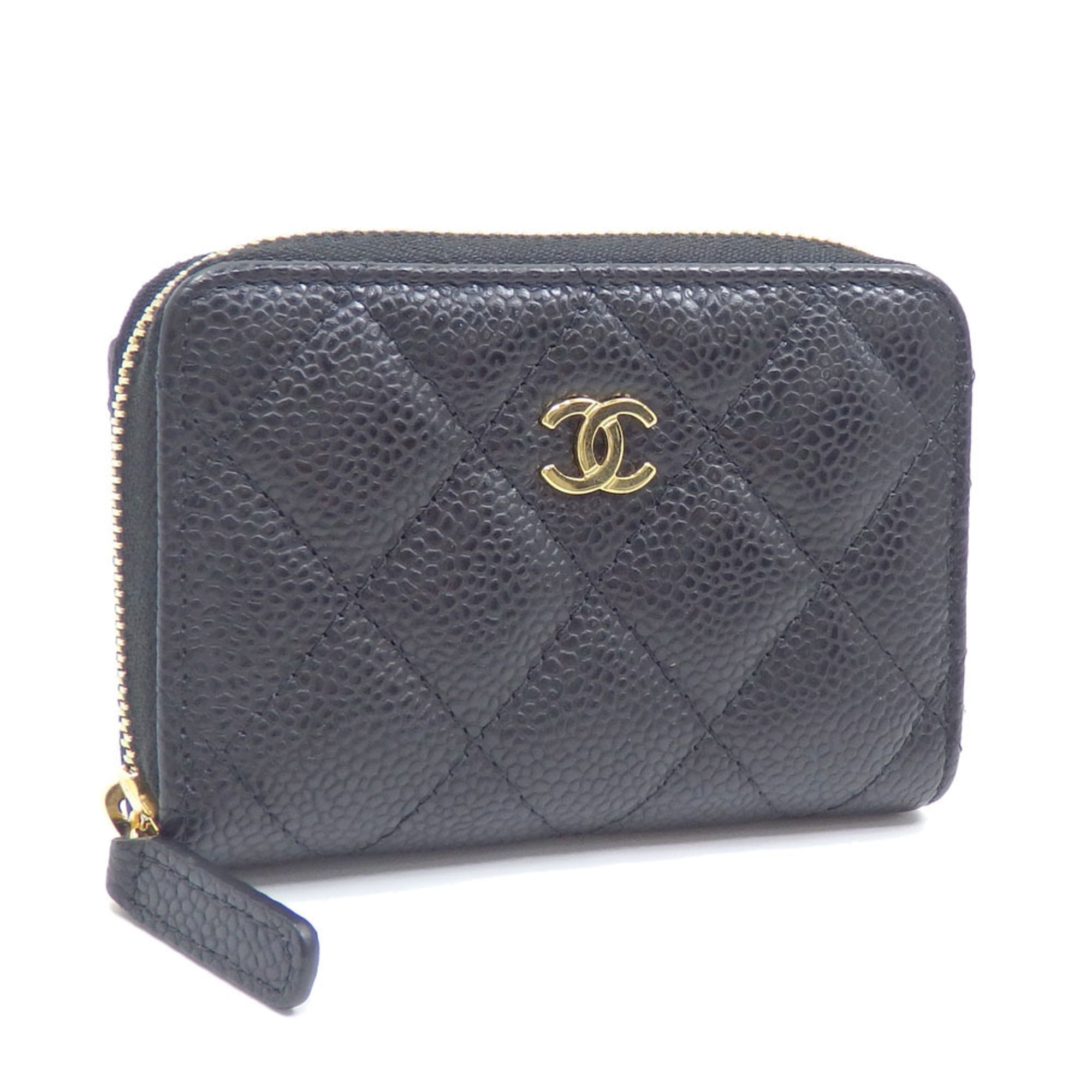 SASOM | bags Chanel CC Coin Purse In Lambskin With Gold Hardware Black  Check the latest price now!