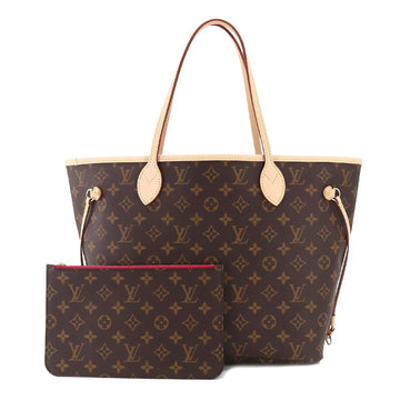 LOUIS VUITTON Monogram Neverfull MM Tote Bag Brown Pivoine M41178 RFID