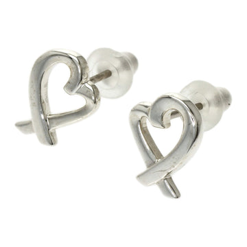 TIFFANY Loving Heart Earrings Silver Ladies
