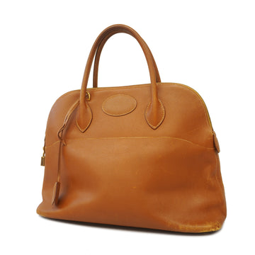 HERMESAuth  Bolide 35 〇W Engraved Women's Courchevel Leather Handbag,Shoulder