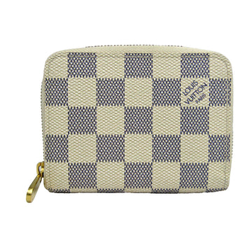 LOUIS VUITTON Damier Azur Zippy Coin Purse N63069 Men,Women Damier Azur Coin Purse/coin Case Damier Azur