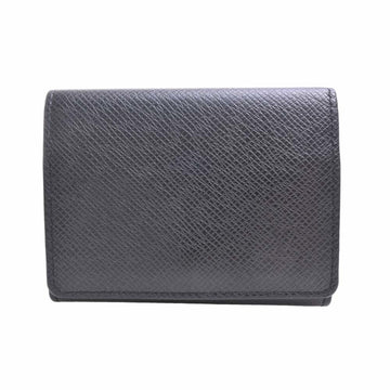 LOUIS VUITTON Taiga Anvelope Carte de Visit NM Business Card Holder Case M64595 Black Ladies