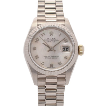 ROLEX Datejust 69179 Ladies WG Watch Automatic Winding Shell Dial