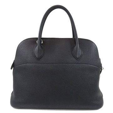 HERMES Bolide 35 Black Handbag Taurillon Ladies