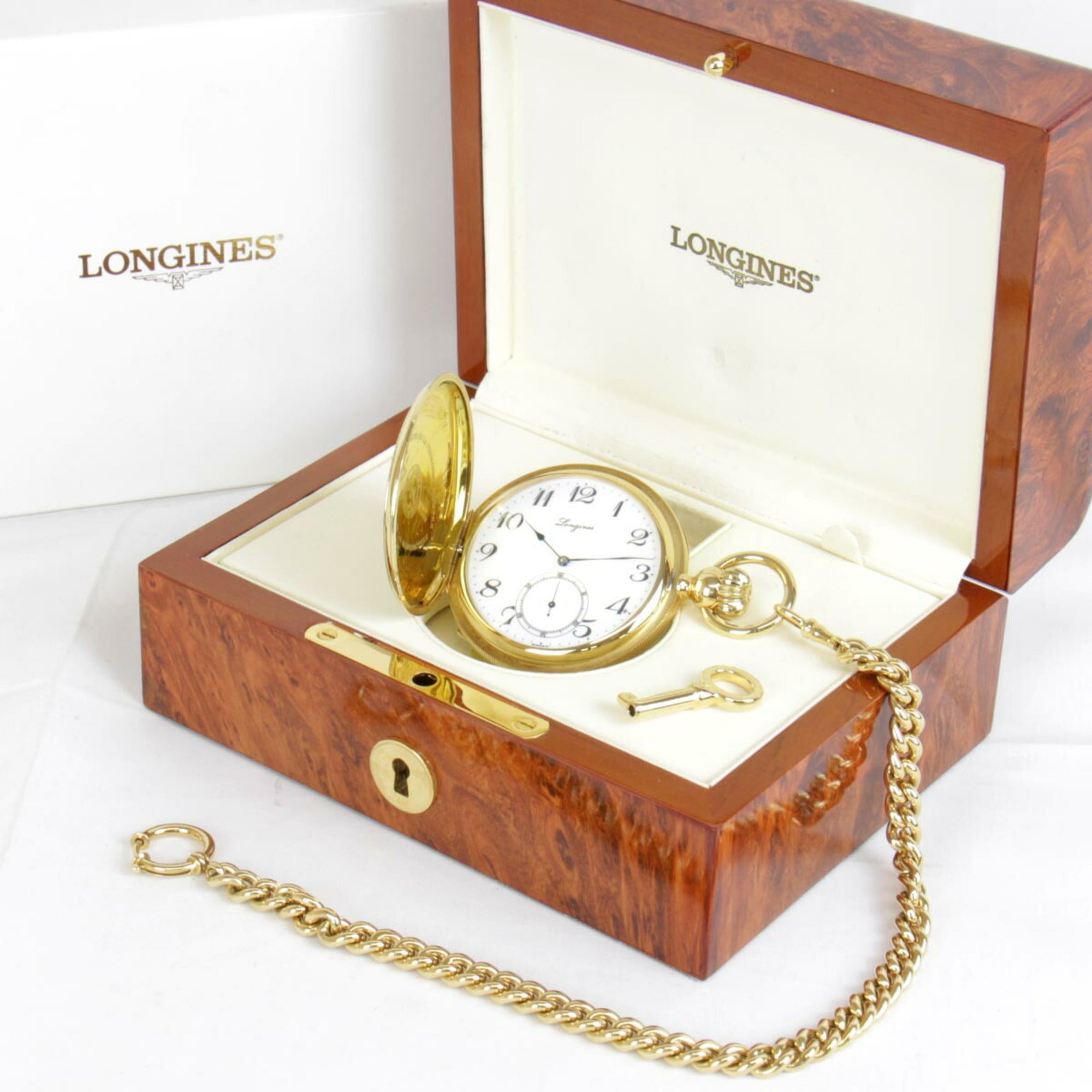 LONGINES 840.8021 Pocket Watch K18 Gold Men s